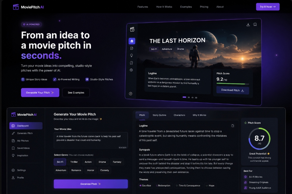 AI Movie Pitch Generator